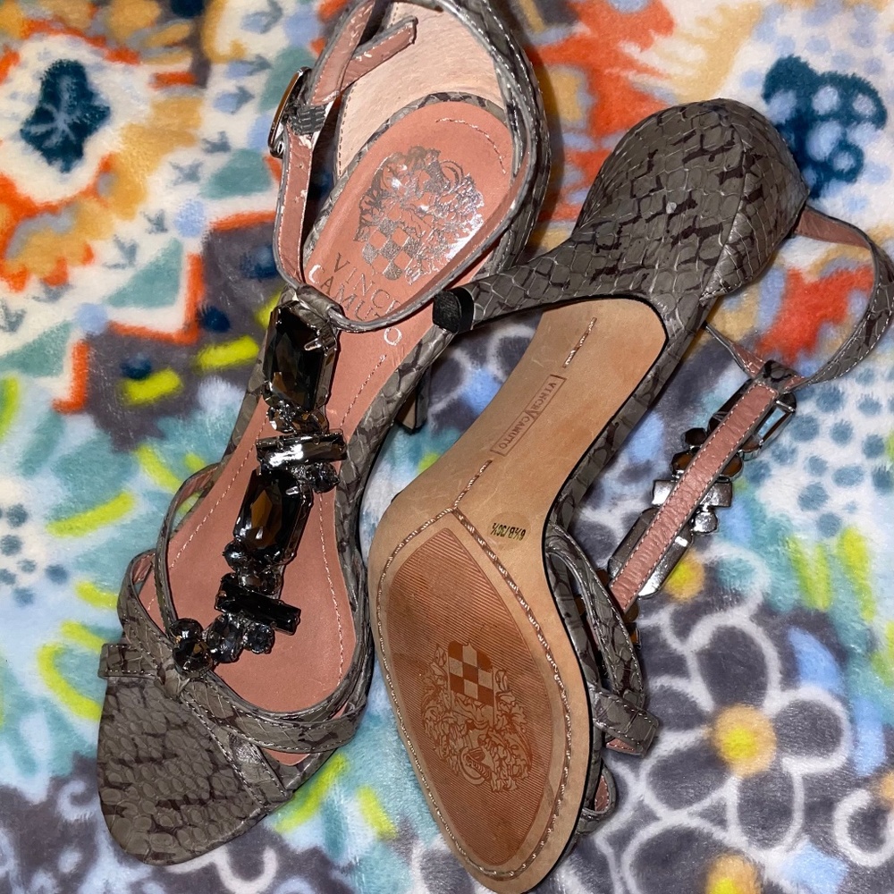 Vince Camuto T-Strap High Heels